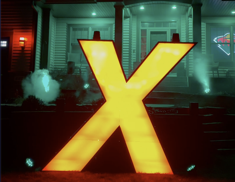 Light the X — Live during Wild playoff games